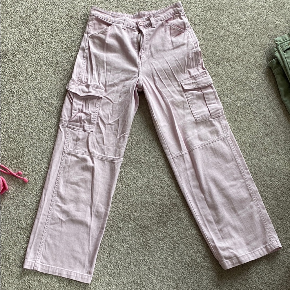 H&M Light Pink Divided Pants. Size 6. Like new condition